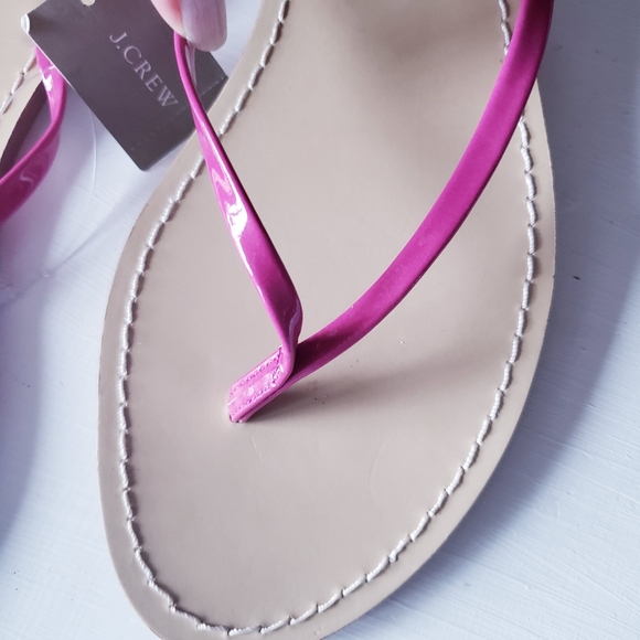 J Crew NWT Leather Thong Sandals - 9 - Picture 2 of 7